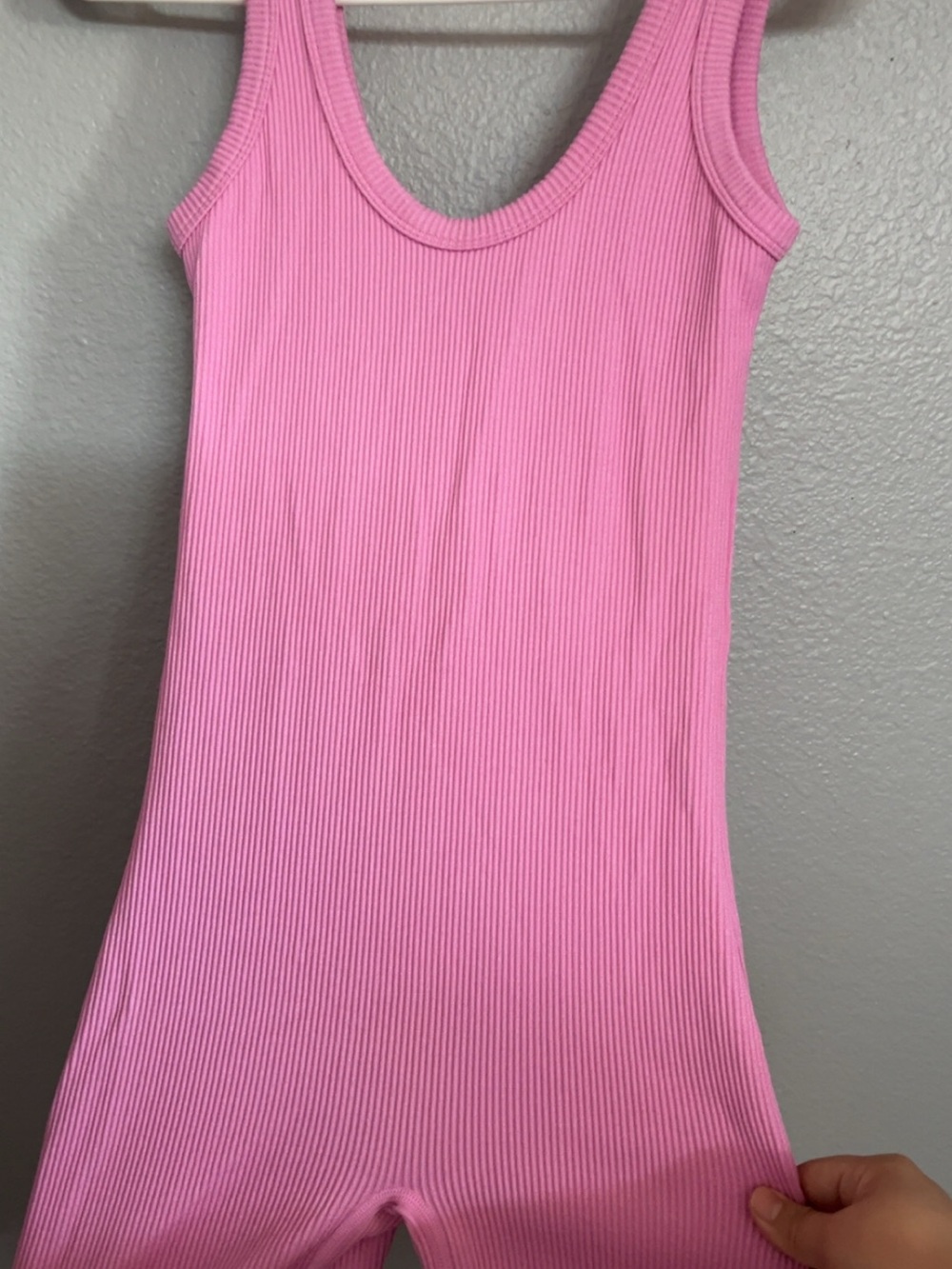 S/M pink romper